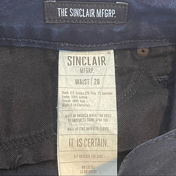 The Sinclair MFGRP | BLACK Rohe Coated Moto Zip Ankle Fixed Leggings - Picture 4 of 7